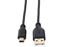 Charger l&#39;image dans la galerie, HAMA Câble USB - mini-B 5-pin 75 cm Noir (74248)
