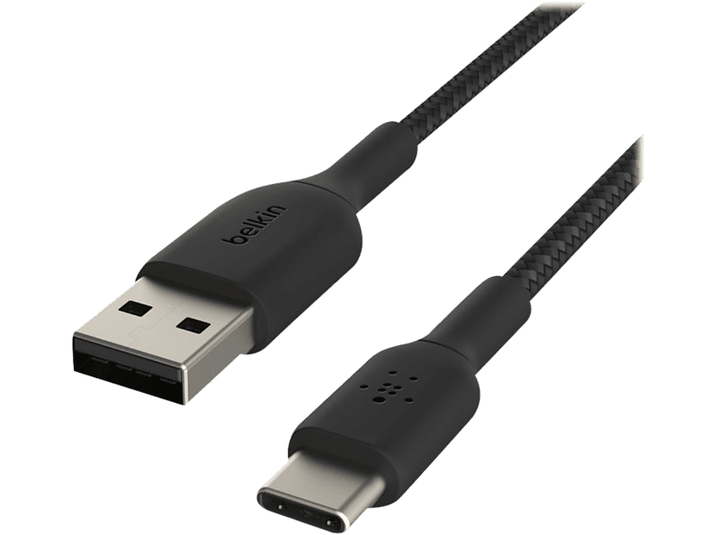 BELKIN Câble USB - USB-C 2 m Noir (CAB002BT2MBK)