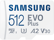 SAMSUNG Carte mémoire microSD Evo Plus (2021) 512 GB V30 (MB-MC512KA/EU)