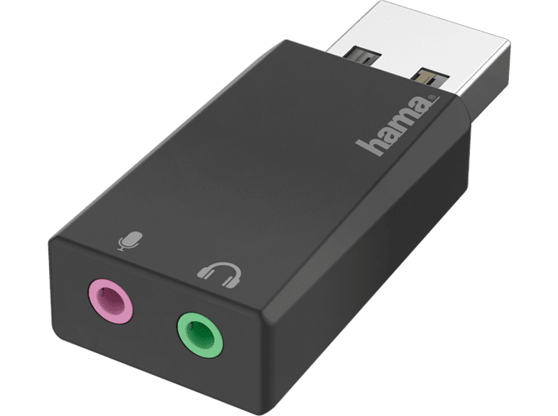 Carte son externe USB OcioDual 2x Jack 3,5 mm avec panneau de volume