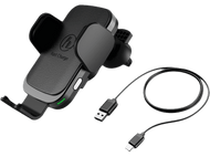 Chargeur voiture sans fil FC10 + Câble USB-C Noir (188300)