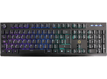 Charger l&#39;image dans la galerie, ISY Clavier gamer RGB LED AZERTY (IGK-3000-BE)
