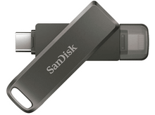 Charger l&#39;image dans la galerie, SANDISK Clé USB iXpand Luxe 256 GB USB-C 3.1 / Lightning (186554)
