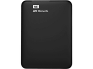 WESTERN DIGITAL Disque dur externe Elements Portable 1 TB Noir (WDBUZG0010BBK-WESN)