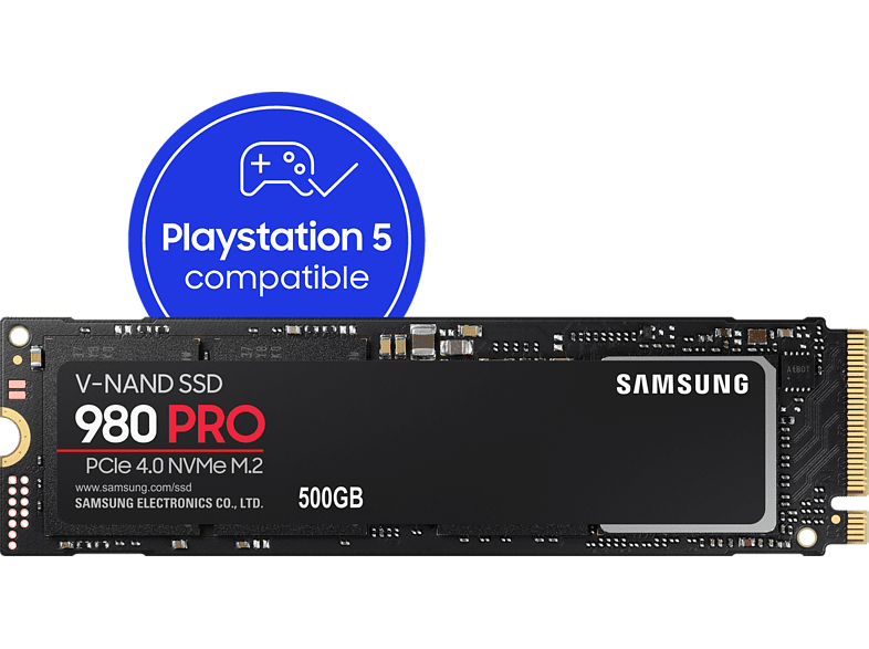 SAMSUNG Disque dur SSD interne 500 GB 980 PRO PCle 4.0 NVMe M.2