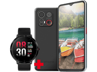 EMPORIA Smartphone Smart.6 Senior 128 GB Noir + Watch Basic Black