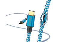 HAMA Câble USB-C vers USB-C Reflective 1.5 m Bleu (201557)