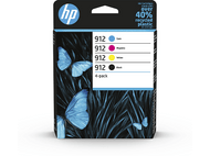 HP 912 Noir - 3 couleurs