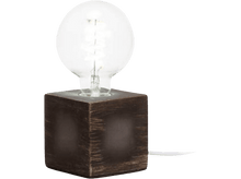Charger l&#39;image dans la galerie, HQ-POWER Socle de lampe Cubique E27 Gris (V-STAND-CUB-GR)
