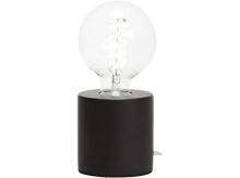 Charger l&#39;image dans la galerie, HQ-POWER Socle de lampe Cylindrique E27 Noir (V-STAND-CYL-BL)
