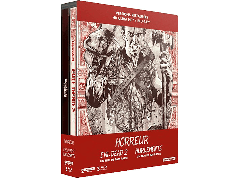 Hurlements + Evil Dead 2 - 4K Blu-ray