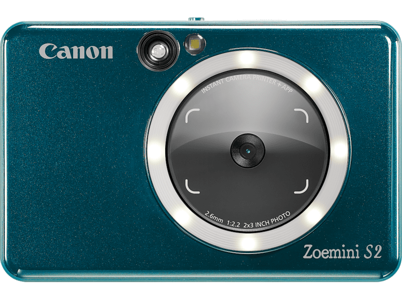 CANON Imprimante photo portable Zoemini S2 Petrol (4519C007AA)