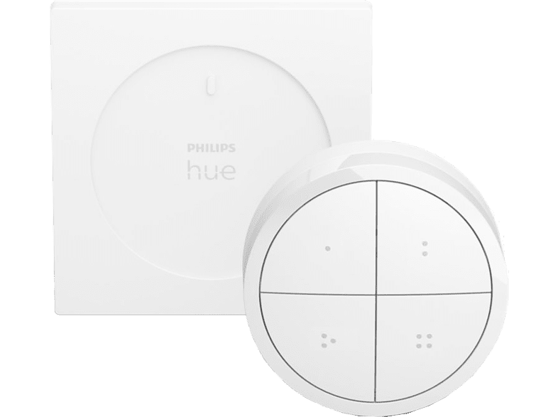 Philips Interrupteur Hue Tap Dialswitch (6 x 6 x 2 cm, compatible Smart  Home, noir, dimmable)