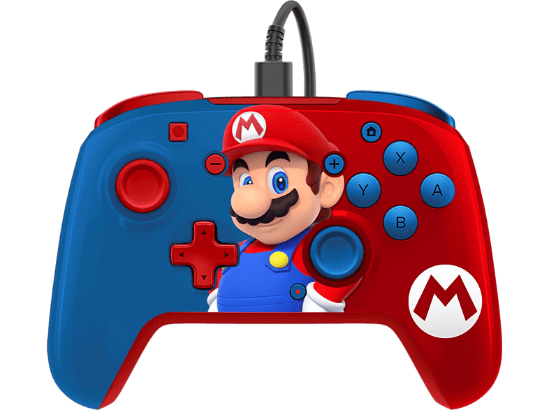 PDP Manette Nintendo Switch Faceoff Deluxe+ Mario (500-134-EU-C1MR-1) –  MediaMarkt Luxembourg