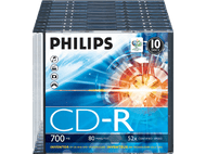 PHILIPS Pack 10 CD-R 700 MB 52 x (CR7D5NS10/00)