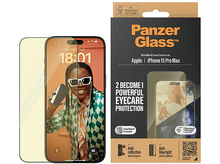 Charger l&#39;image dans la galerie, PANZERGLASS Protection d&#39;écran Eyecare Screen Protection iPhone 15 Pro Max (PZ-2816)
