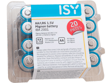 Charger l&#39;image dans la galerie, ISY Piles AA 20 Pack (IBA-2001)
