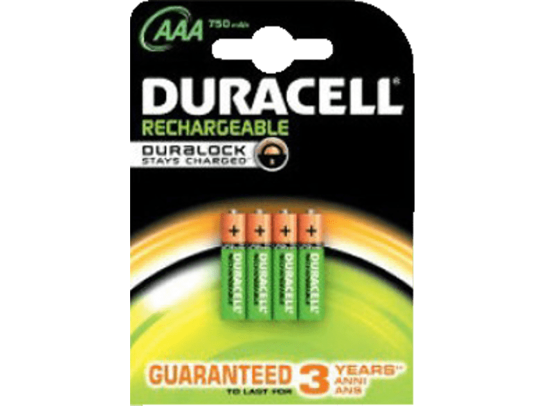 DURACELL Piles rechargeables (RECH AAA4)