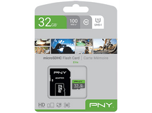Charger l&#39;image dans la galerie, PNY Carte mémoire microSD 32 GB avec adaptateur (PNYSDU32GU185G)
