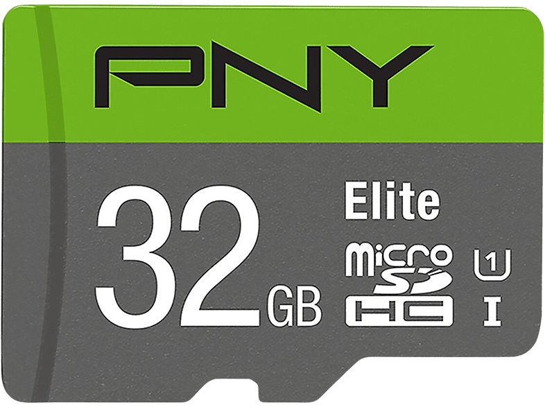 PNY Carte mémoire microSD 32 GB avec adaptateur (PNYSDU32GU185G)