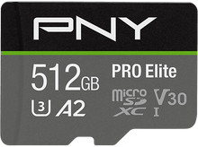 Charger l&#39;image dans la galerie, PNY Carte mémoire microSD PRO Elite 512 GB (PNYPSDUX512U31)
