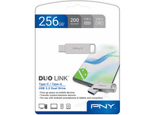 Charger l&#39;image dans la galerie, PNY Clé USB-C 3.2 Duo Link 128 GB (PNYFD128DULINK)
