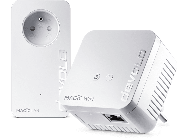 DEVOLO Powerline Magic 1 WiFi Mini Starter Kit (8565) – MediaMarkt