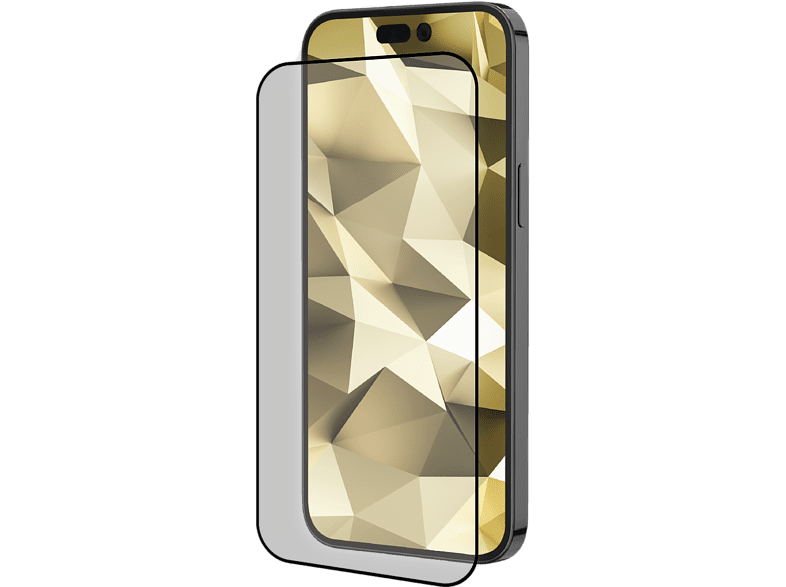 ISY Protection d'écran en verre trempé iPhone 14 Pro Max Noir (IPG