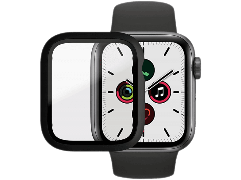 PANZERGLASS Protection d'écran Full Body Apple Watch 4 / 5 / 6 / SE (40 mm) Noir (PZ-3640)