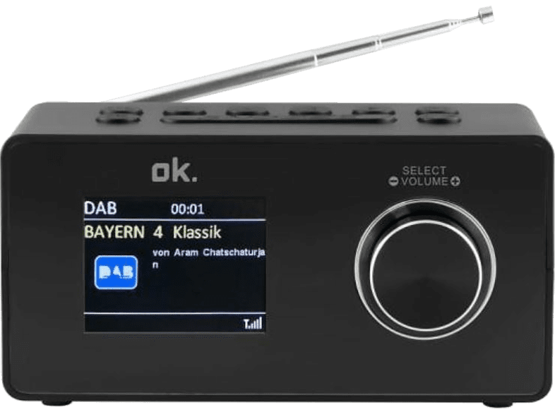 OK Radio DAB+ Noir (OCR 430-B)