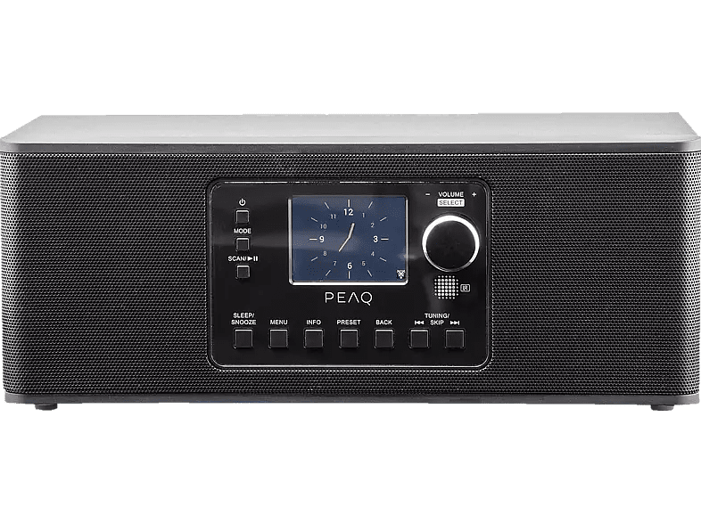 PEAQ Radio internet Bluetooth DAB+ FM Noir (PDR270BT-B)