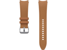 Charger l&#39;image dans la galerie, SAMSUNG Bracelet Hybrid Vegan Leather Band pour Galaxy Watch 4 / 5 / 6 M/L Camel (ET-SHR96LDEGEU)

