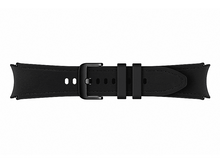 Charger l&#39;image dans la galerie, SAMSUNG Bracelet Hybrid Vegan Leather Band pour Galaxy Watch 4 / 5 / 6 S/M Noir (ET-SHR95SBEGEU)
