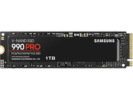 SAMSUNG Disque dur SSD interne 1 TB 990 Pro PCIe 4.0 NVMe M.2 (MZ-V9P1T0BW)