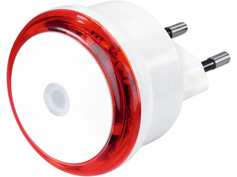 HAMA Veilleuse LED Basic sur prise avec capteur crépusculaire Rouge (223492)