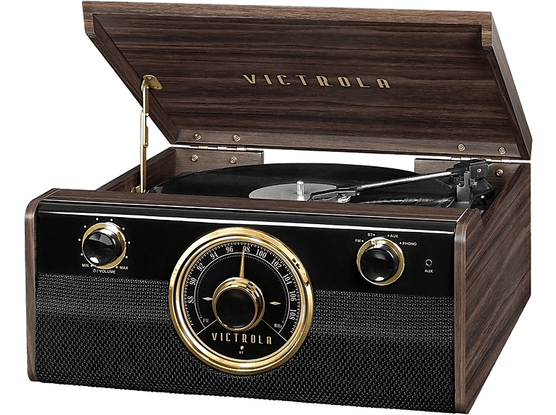 VICTROLA Tourne-disque Vintage avec Bluetooth & radio FM (VTA-240B-ESP-EU)