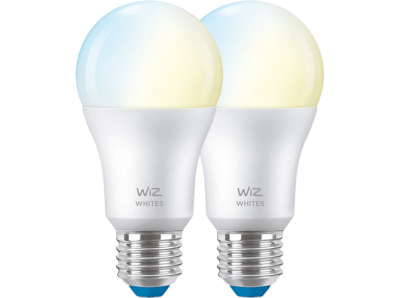 WIZ Ampoule Smart Whites E27 8.5 W - 2 pièces (55101500)