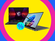 Petite bannière menant à la page PC Portables