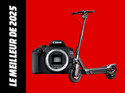 Petite bannière menant à la page Photos, action cam, drone & e-mobilité