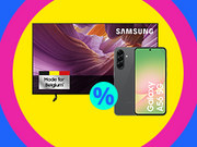 Petite bannière menant à la page Offres Samsung