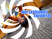 Petite bannière menant à la page Nos catégories favorites