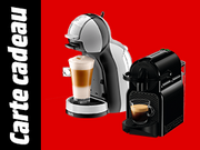 Petite bannière menant à la page Machines à café à dosette