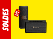 Petite bannière menant à la page Enceintes portables