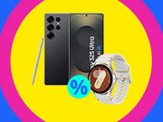 Petite bannière menant à la page Smartphones & smartwatches Samsung