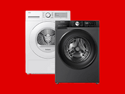 Petite bannière menant à la page Notre sélection de lave-linges & sèche-linges