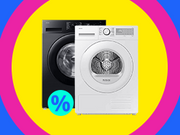 Petite bannière menant à la page Lave-linge & sèche-linge Samsung