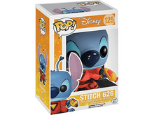 Charger l&#39;image dans la galerie, Une figurine Stitch Funko Pop dans sa boîte. La boîte est blanche avec la marque Disney et Pop!.
