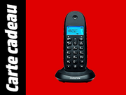 Petite bannière menant à la page Téléphonie fixe