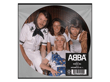 Charger l&#39;image dans la galerie, Pochette d&#39;album ABBA avec quatre membres. Le disque affiche le nom du groupe, « Mamma Mia » et « Intermezzo No. 1 ».
