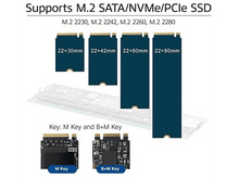 Charger l&#39;image dans la galerie, ACT Boîtier disque dur SSD SATA/NVMe/PCIe USB 3.2 (AC1605)
